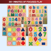 TibaToes™ Montessori Little Learners Puzzle