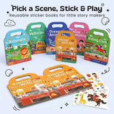 TibaToes™ PuffyScene Reusable Sticker Book