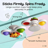 TibaToesâ„¢ Montessori Texture Spinning 3-Piece Set