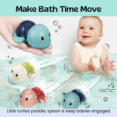 TibaToes™ 3-Pack Turtle Bathtub Toys