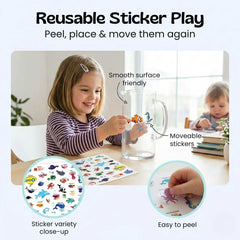 TibaToes™ CarryScene Reusable Sticker Book