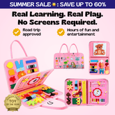 TibaToesâ„¢ Montessori Busy Board