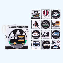 TibaToes™ Black and White High Contrast Visual Stimulation Book