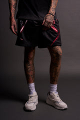 Kylo & Vader Mesh Shorts in Black
