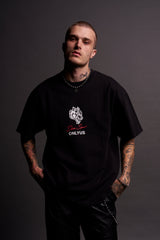 Maul And The Moth "Grunge" Tee in Black
