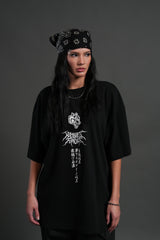Demon Within "Premium" Oversized Tee in Black