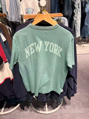 Cheng Yi endorses Gap men's and women's 2026 spring new washed round neck short sleeved T-shirt US version 874467