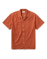 The Conrad Shirt in Heather Chili Pincord