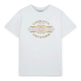Casablanca Unity Is Power T-Shirt White