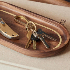 The Keyhook in Raw Brass