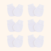 Toddlaâ„¢ No Scratch Baby Mittens (6-Pack)