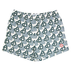 CASABLANCA HEART MONOGRAM PRINTED SWIM SHORTS Printed Swim Shorts Green