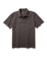 The Cotton Hemp Polo in Asphalt Pique