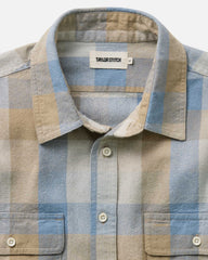 The Craftsman Shirt in Blue Sky Check