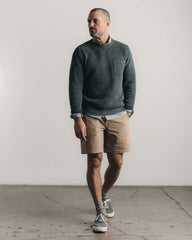 The Foundation Short in Organic Khaki