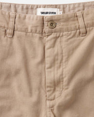 The Foundation Short in Organic Khaki