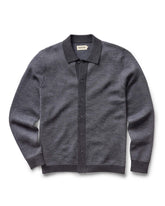 The Nichols Polo in Navy Birdseye Merino