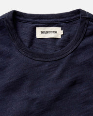 The Slub Tee in Rinsed Indigo