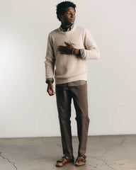 The Straight Foundation Pant in Organic Espresso