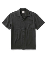 The Conrad Shirt in Faded Black Linen
