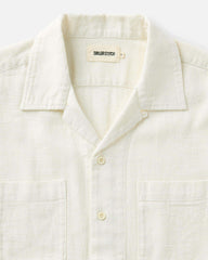 The Conrad Shirt in Vintage White Linen