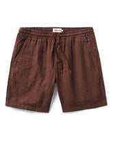 The Apres Short in Burgundy Hemp