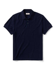 The Pacific Polo in Rinsed Indigo Pique