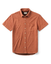 The Short Sleeve California in Heather Driftwood Double Knit