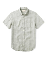 The Short Sleeve Jack in Sage Linen
