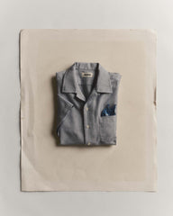 The Hawthorne Shirt in Blue Pin Dot Dobby