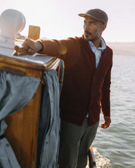 The Crawford Sweater in Rust