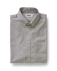 The Jack in Coal Jaspe University Stripe Oxford