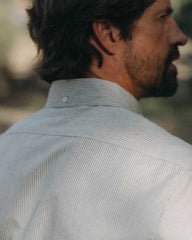 The Jack in Coal Jaspe University Stripe Oxford
