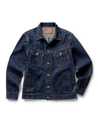 The Long Haul Jacket in Rinsed Organic Selvedge