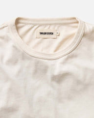 The Organic Cotton Long Sleeve Tee in Vintage White