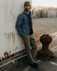 The Roper Jacket in Vintage Wash Organic Selvedge