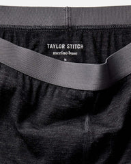 The Merino Boxer in Heather Black