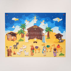 Montessori Nativity Wallboard