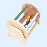 TibaToes™ Montessori Wooden Spinning Drum