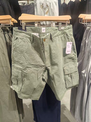 GAP Men's Classic Cargo Shorts / Casual Pants (Gray Green / Olive)