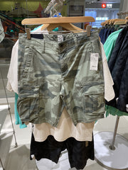 GAP Men's Classic Cargo Shorts / Casual Pants (Gray Green / Olive)