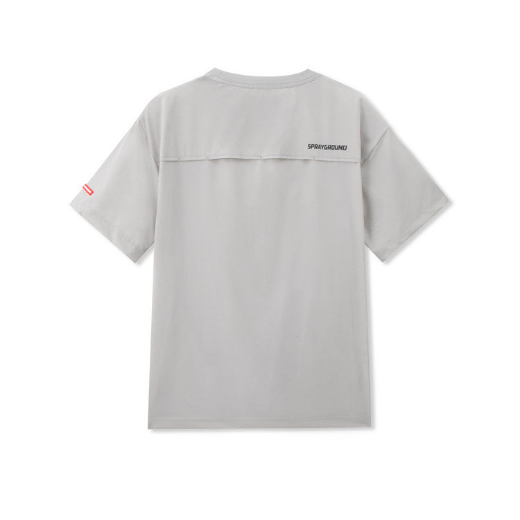 SprayGround Shark Quick-Dry Tee Light gray