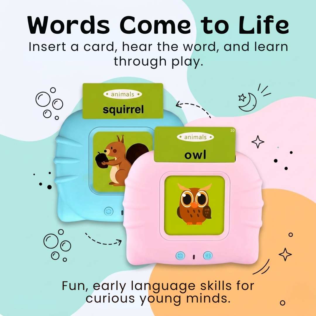 TibaToes™ Montessori Talking Flashcards