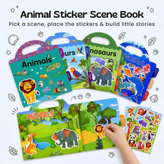 TibaToes™ CarryScene Reusable Sticker Book