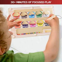 TibaToes™ Montessori Magnetic Monster Sorting Board