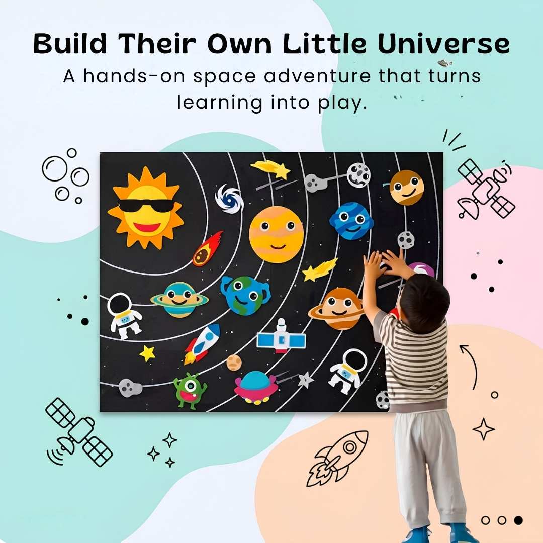 TibaToes™ StoryScape Felt Activity Board