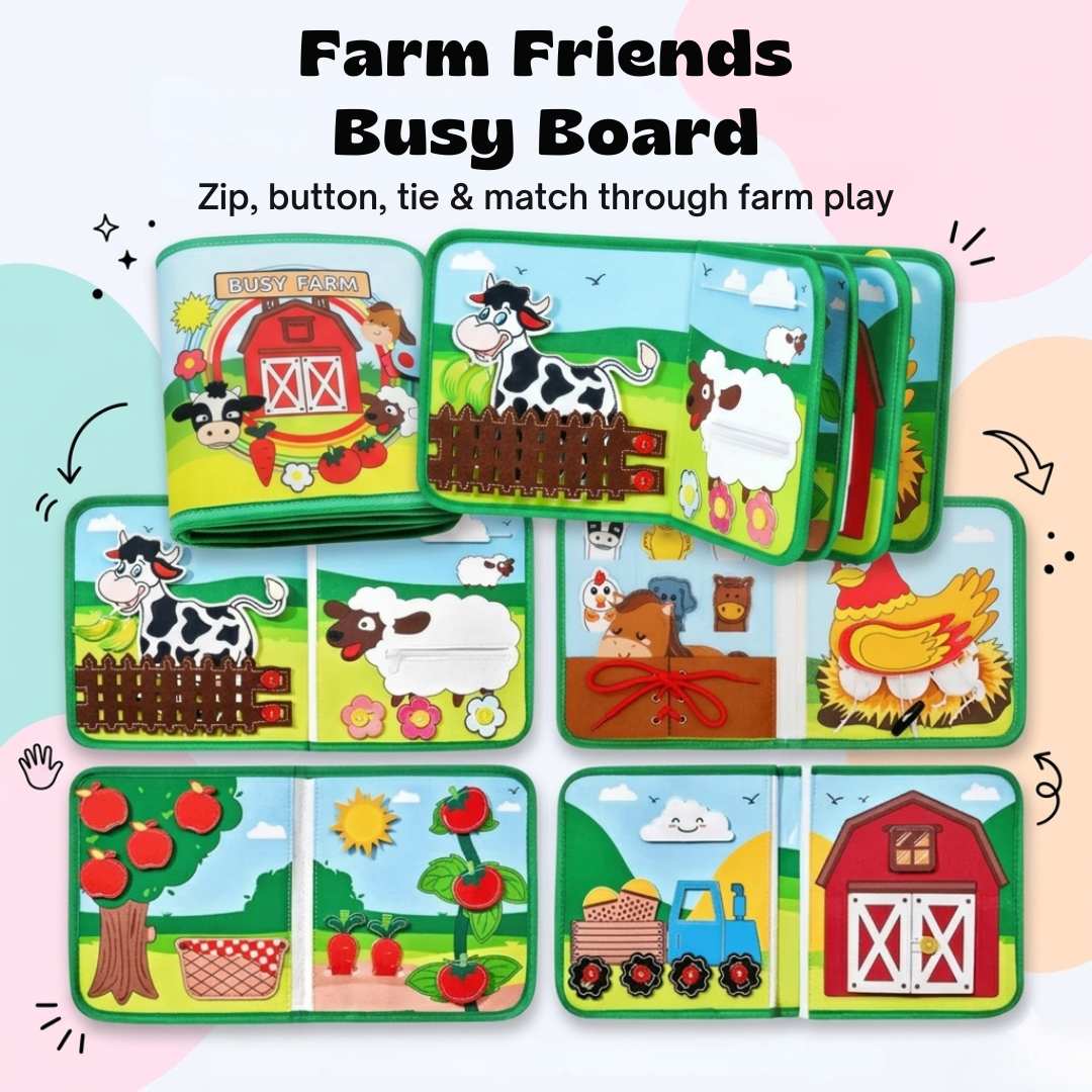 Limited Edition: Farm Friends Busy Board