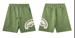 SprayGround Shark Patch Shorts green