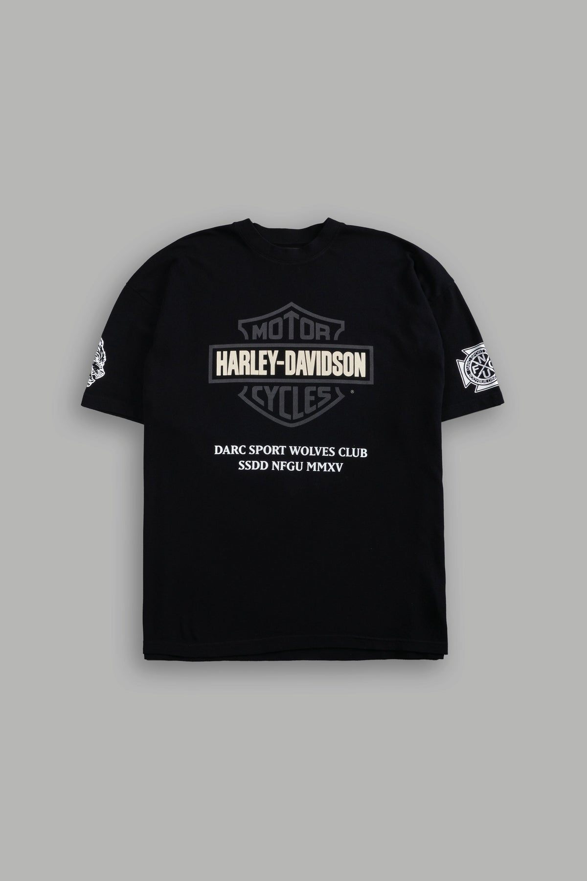 Our Clubs "Premium" Oversized Tee in Black/Black