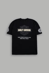 Our Clubs "Premium" Oversized Tee in Black/Black